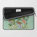 Flower Birds Garden Laptop Sleeve Gallery Image 2