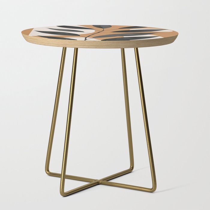 Minimalist Abstract Art Branch 4 Side Table Gallery Image 1