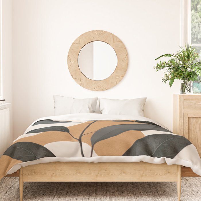 Minimalist Abstract Art Branch 4 Duvet Cover Gallery Image 3
