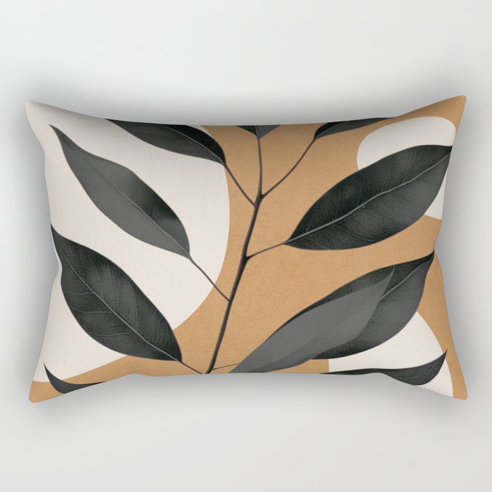 Minimalist Abstract Art Branch 4 Rectangular Pillow Gallery Image 2