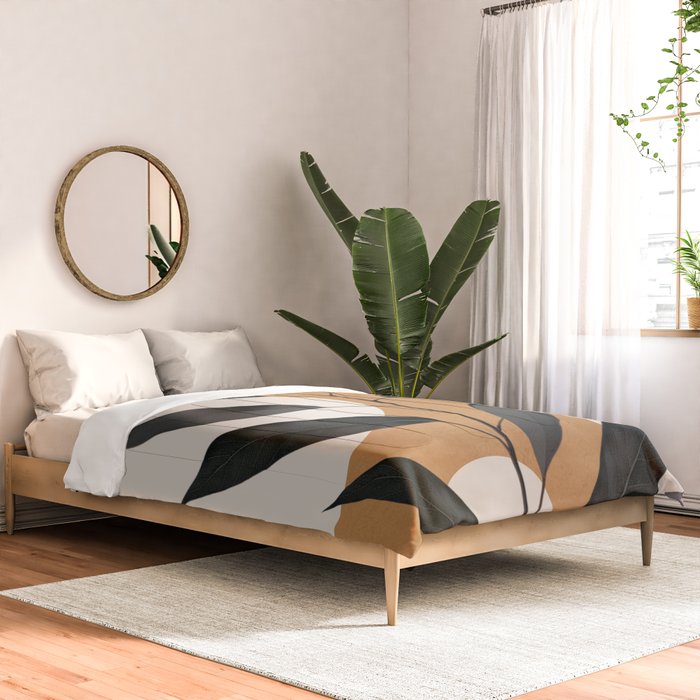 Minimalist Abstract Art Branch 4 Comforter Gallery Image 2