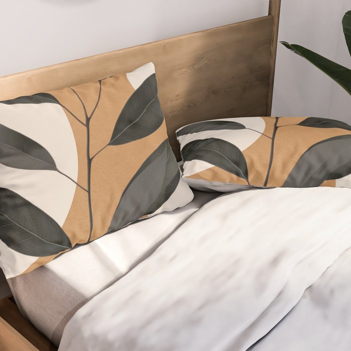 Minimalist Abstract Art Branch 4 Pillow Sham Gallery Image 2