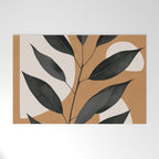 Minimalist Abstract Art Branch 4 Welcome Mat Gallery Image 1
