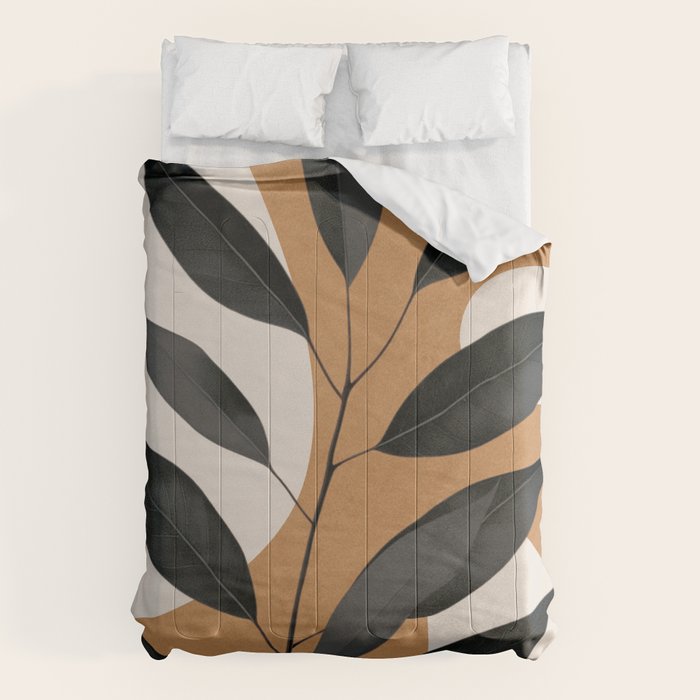 Minimalist Abstract Art Branch 4 Comforter Gallery Image 1