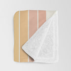 Gradient Arch XIV Pastel Mid Century Modern Rainbow Throw Blanket Gallery Image 3