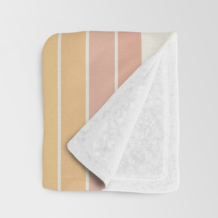 Gradient Arch XIV Pastel Mid Century Modern Rainbow Throw Blanket Gallery Image 3