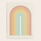 Gradient Arch XIV Pastel Mid Century Modern Rainbow Poster Gallery Image 4