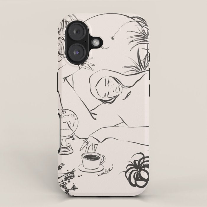 Dreamer lines iPhone Case Gallery Image 1
