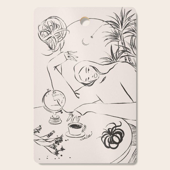 Dreamer lines Cutting Board Gallery Image 1