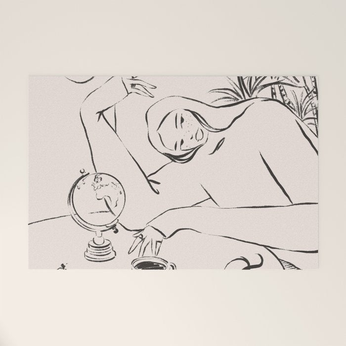 Dreamer lines Welcome Mat Gallery Image 1