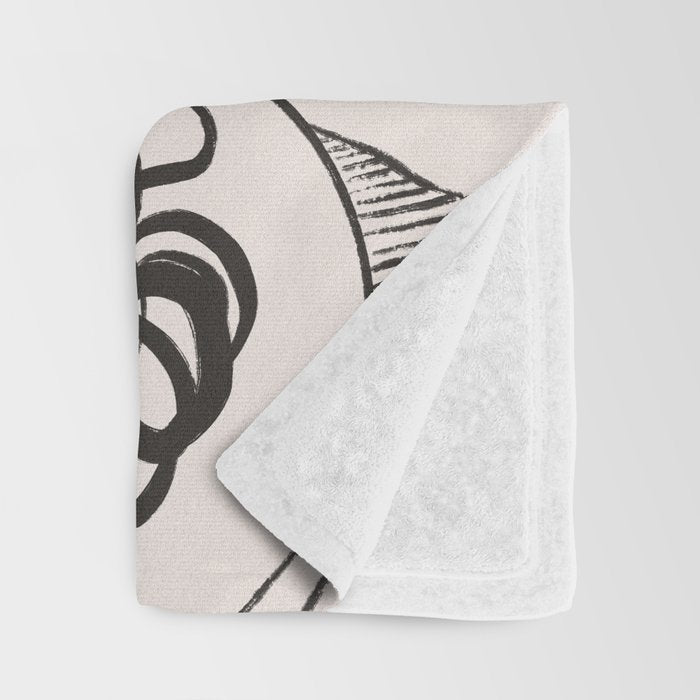 Dreamer lines Throw Blanket Gallery Image 3