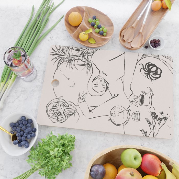Dreamer lines Cutting Board Gallery Image 2