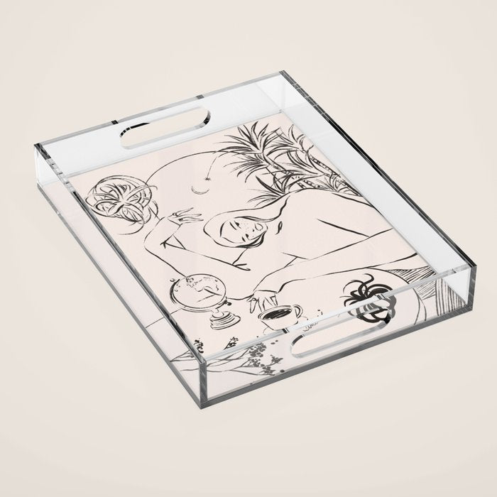 Dreamer lines Acrylic Tray Gallery Image 1