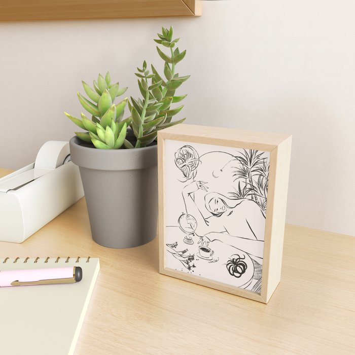 Dreamer lines Mini Art Print Gallery Image 2