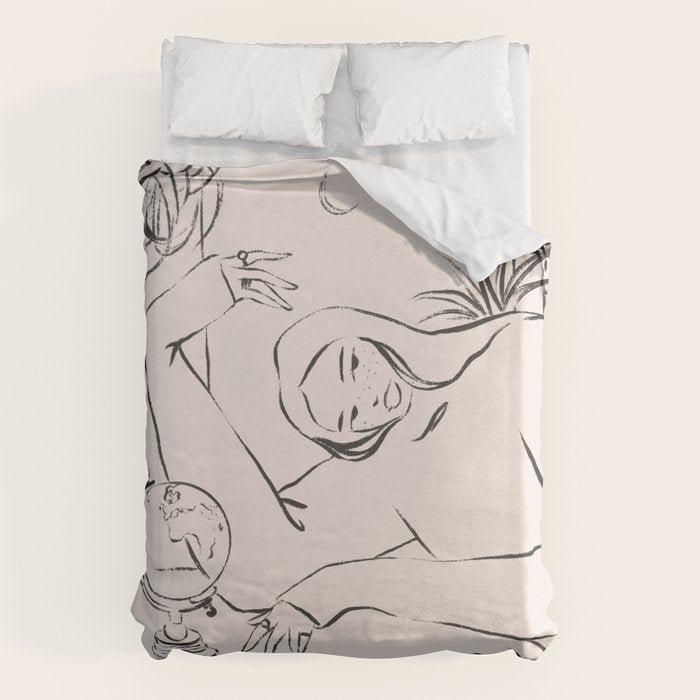 Dreamer lines Duvet Cover Gallery Image 1