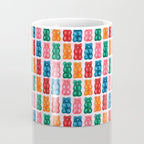 Gummy Bear Rainbow on PInk Coffee Mug Gallery Image 4