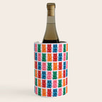 Gummy Bear Rainbow on PInk Wine Chiller Gallery Image 3