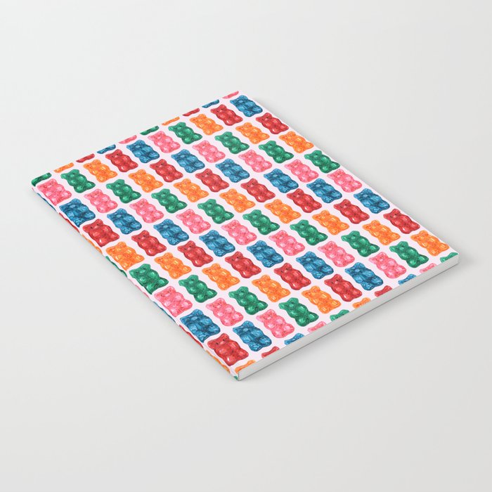 Gummy Bear Rainbow on PInk Notebook Gallery Image 2