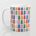 Gummy Bear Rainbow on PInk Coffee Mug Gallery Image 3