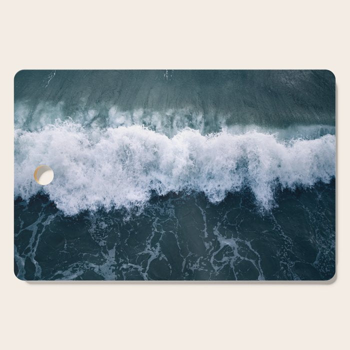 Ocean Wave Aerial Cutting Board Gallery Image 1
