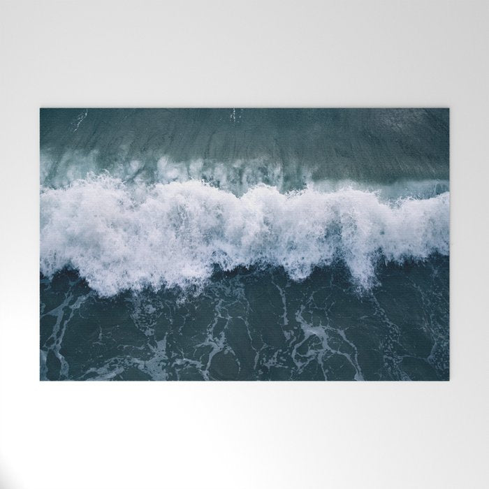 Ocean Wave Aerial Welcome Mat Gallery Image 1