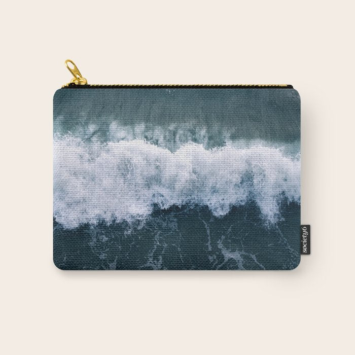 Ocean Wave Aerial Carry All Pouch Gallery Image 1