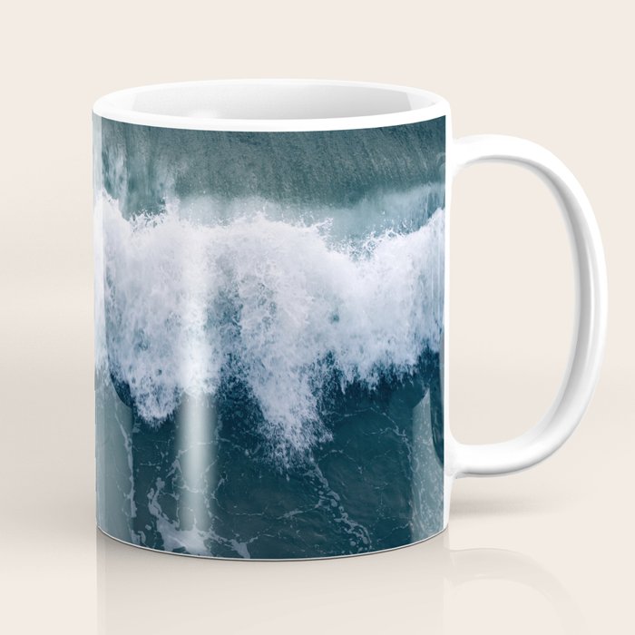 Ocean Wave Aerial Coffee Mug Gallery Image 1