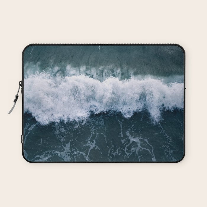 Ocean Wave Aerial Laptop Sleeve Gallery Image 1