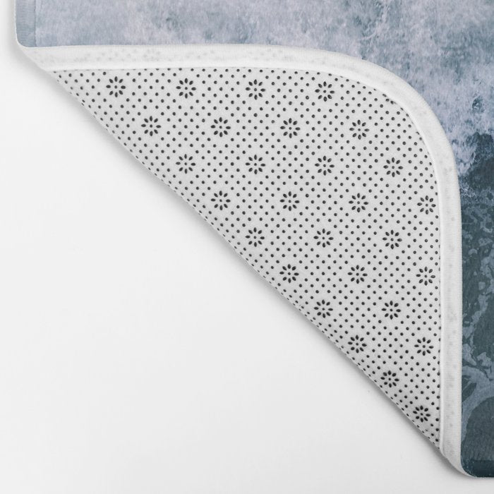 Ocean Wave Aerial Bath Mat Gallery Image 2