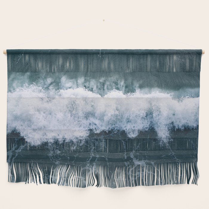 Ocean Wave Aerial Wall Hanging Gallery Image 1