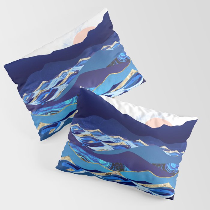Ocean Blue Pillow Sham Gallery Image 3