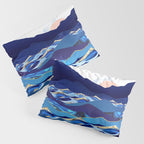 Ocean Blue Pillow Sham Gallery Image 3