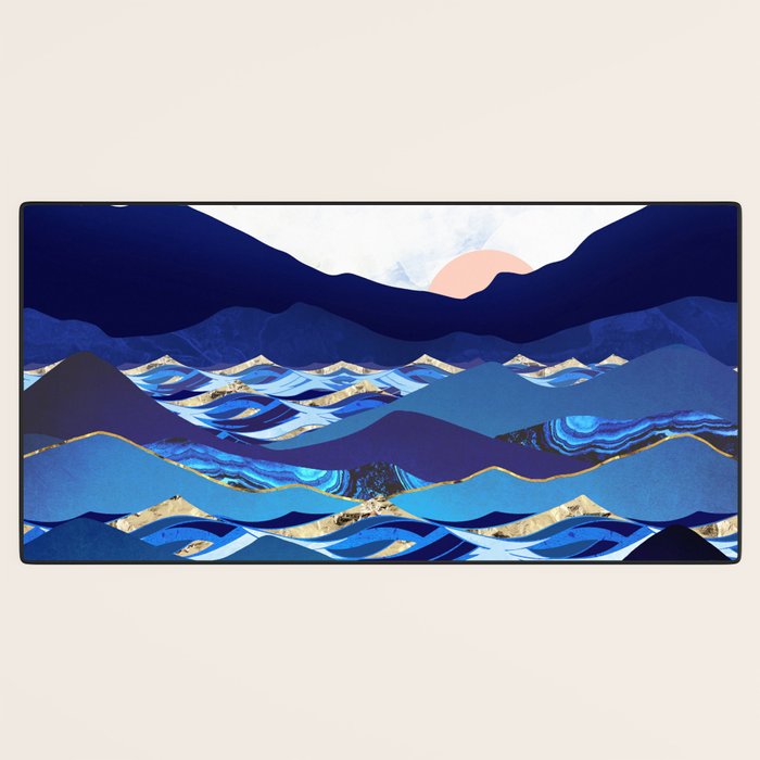 Ocean Blue Desk Mat Gallery Image 3