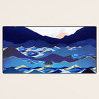 Ocean Blue Desk Mat Gallery Image 3