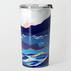 Ocean Blue Travel Mug Gallery Image 2
