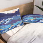 Ocean Blue Pillow Sham Gallery Image 2