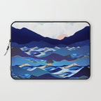 Ocean Blue Laptop Sleeve Gallery Image 1