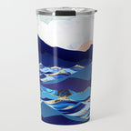 Ocean Blue Travel Mug Gallery Image 1