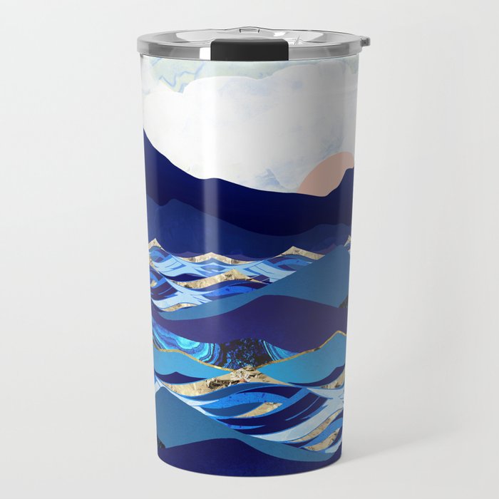Ocean Blue Travel Mug Gallery Image 1