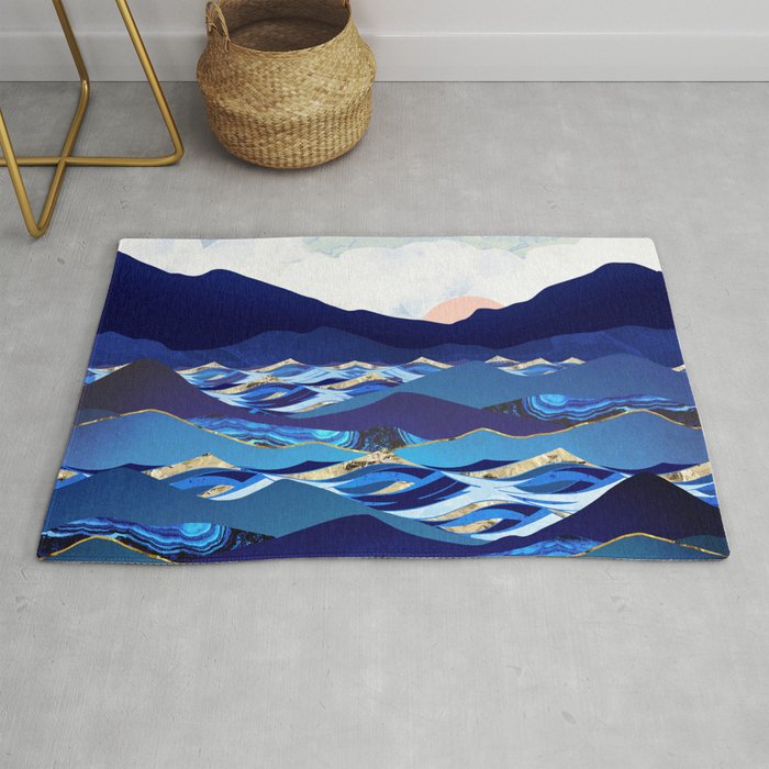 Ocean Blue Rug Gallery Image 1