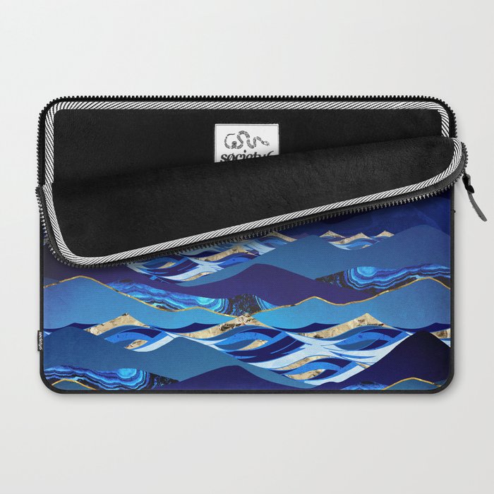 Ocean Blue Laptop Sleeve Gallery Image 2