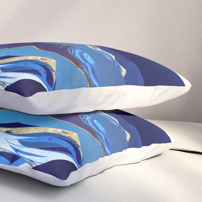 Ocean Blue Pillow Sham Gallery Image 3
