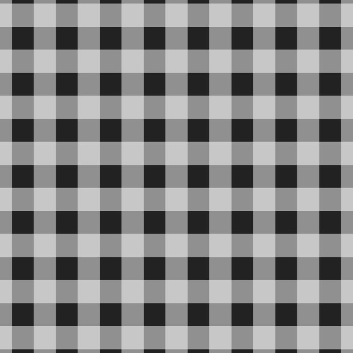 Gingham Check Plaid Pattern in Black and Gray Coffee Mug Gallery Image 2