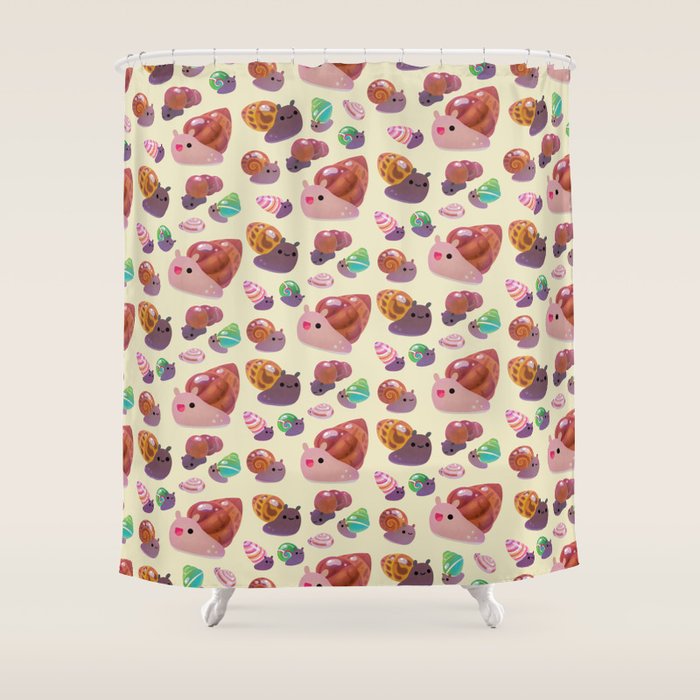 Land snail Shower Curtain Gallery Image 1