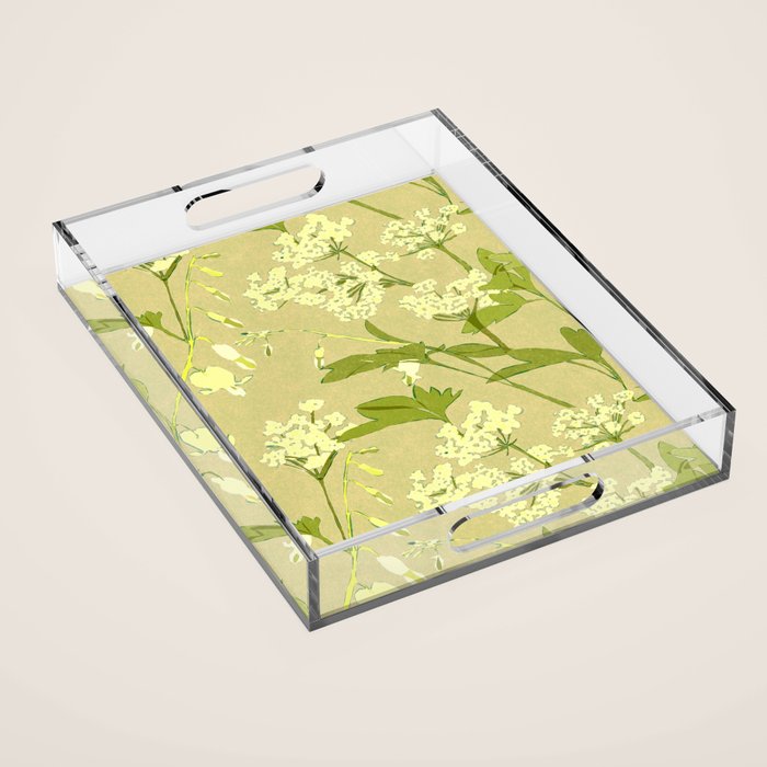 Snowdrop (Beige) Acrylic Tray Gallery Image 1