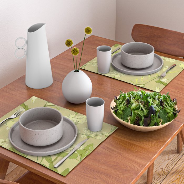 Snowdrop (Beige) Placemat Gallery Image 2