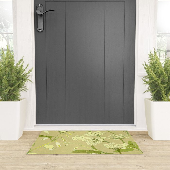 Snowdrop (Beige) Welcome Mat Gallery Image 3