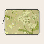 Snowdrop (Beige) Laptop Sleeve Gallery Image 1