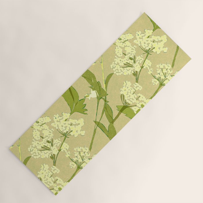 Snowdrop (Beige) Yoga Mat Gallery Image 1