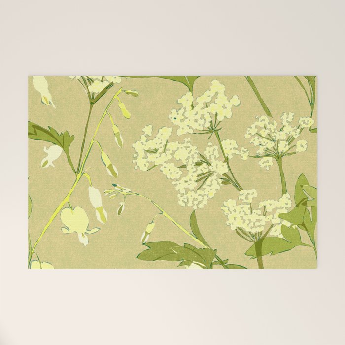 Snowdrop (Beige) Welcome Mat Gallery Image 1